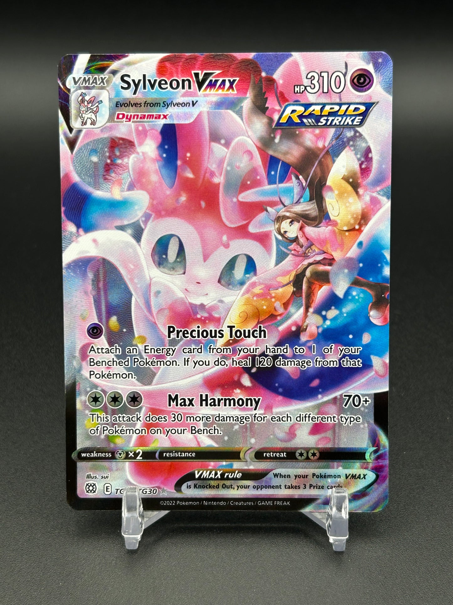 Sylveon VMAX - SWSH09: Brilliant Stars Trainer Gallery (SWSH09:TG) - NM Near Mint