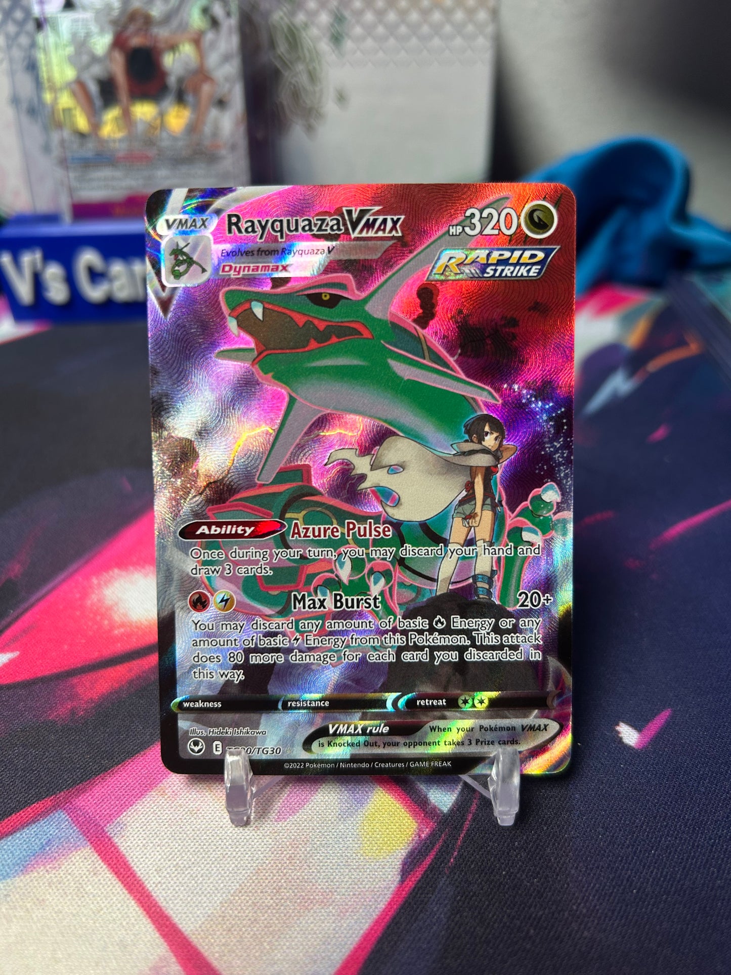 Rayquaza VMAX Trainer Gallery - Pokémon Silver Tempest - TG20/TG30 - NEAR MINT
