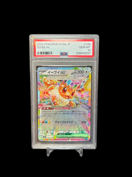 PSA GEM MT 10 - Eevee ex | Japanese Terastal Festival | 126/187
