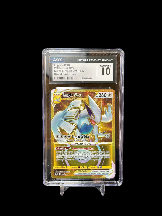 CGC GEM MINT 10 - Lugia Vstar | English Silver Tempest | 211/195