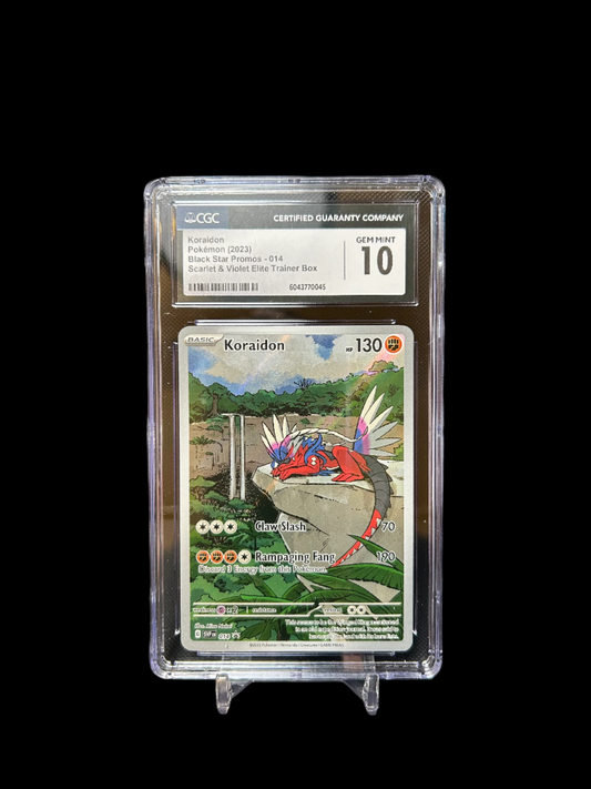CGC GEM MINT 10 - Koraidon | English Scarlet & Violet Black Star Promo | 14
