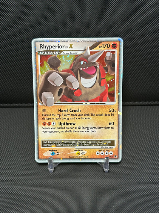 Rhyperior LV.X - DP29 - Diamond and Pearl Promos (PR) - HEAVY PLAYED