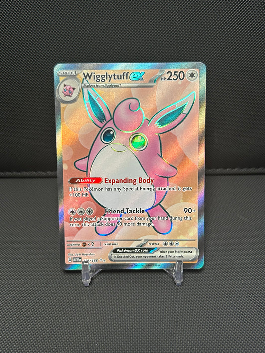Wigglytuff ex - 187/165 - SV: Scarlet & Violet 151 (MEW) - NEAR MINT #2
