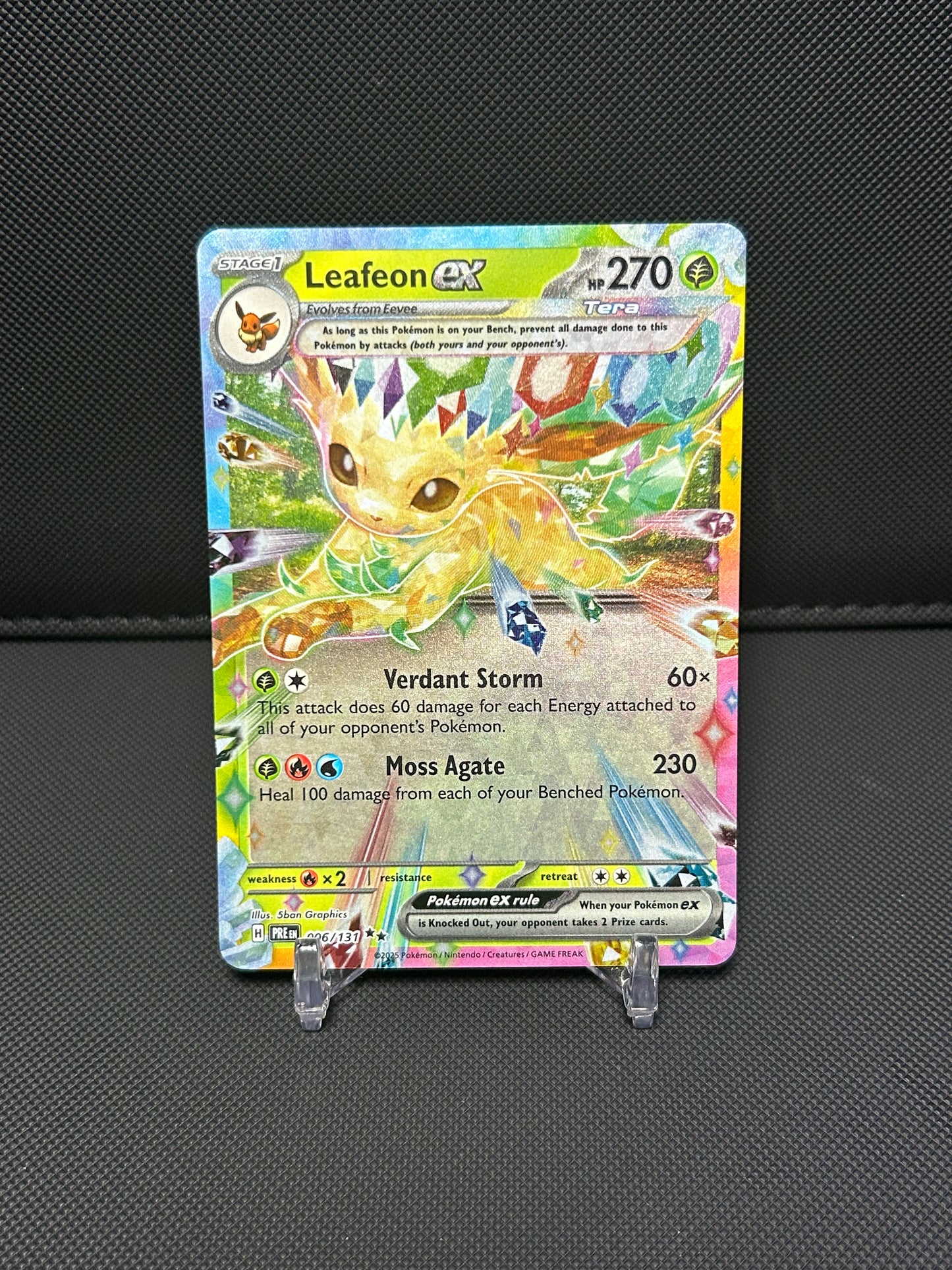 Leafeon ex - 006/131 - SV: Prismatic Evolutions (PRE) - NEAR MINT