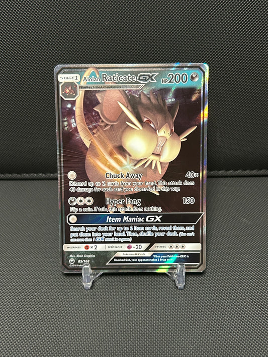 Alolan Raticate GX - SM - Celestial Storm (CES) - NEAR MINT