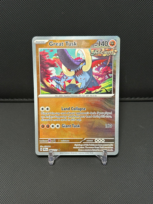 Great Tusk (Master Ball Pattern) - SV: Prismatic Evolutions (PRE) - NEAR MINT