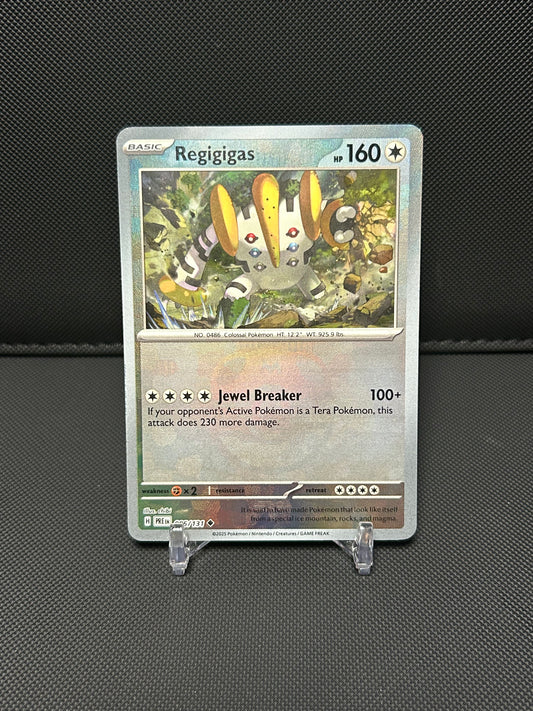 Regigigas (Master Ball Pattern) - SV: Prismatic Evolutions (PRE) - NEAR MINT