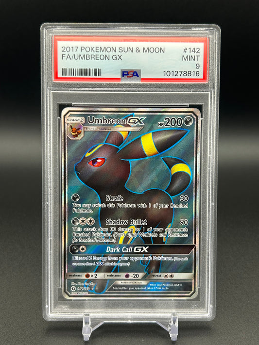 PSA MINT 9 - Umbreon GX (Full Art) - SM Base Set (SM01)
