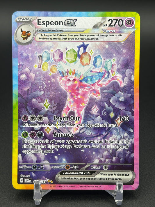Espeon ex - 155/131 - SV: Prismatic Evolutions (PRE) - NEAR MINT