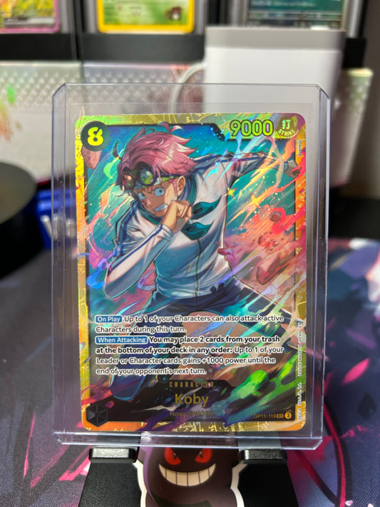 Koby (119) - A Fist of Divine Speed (OP11) - NEAR MINT