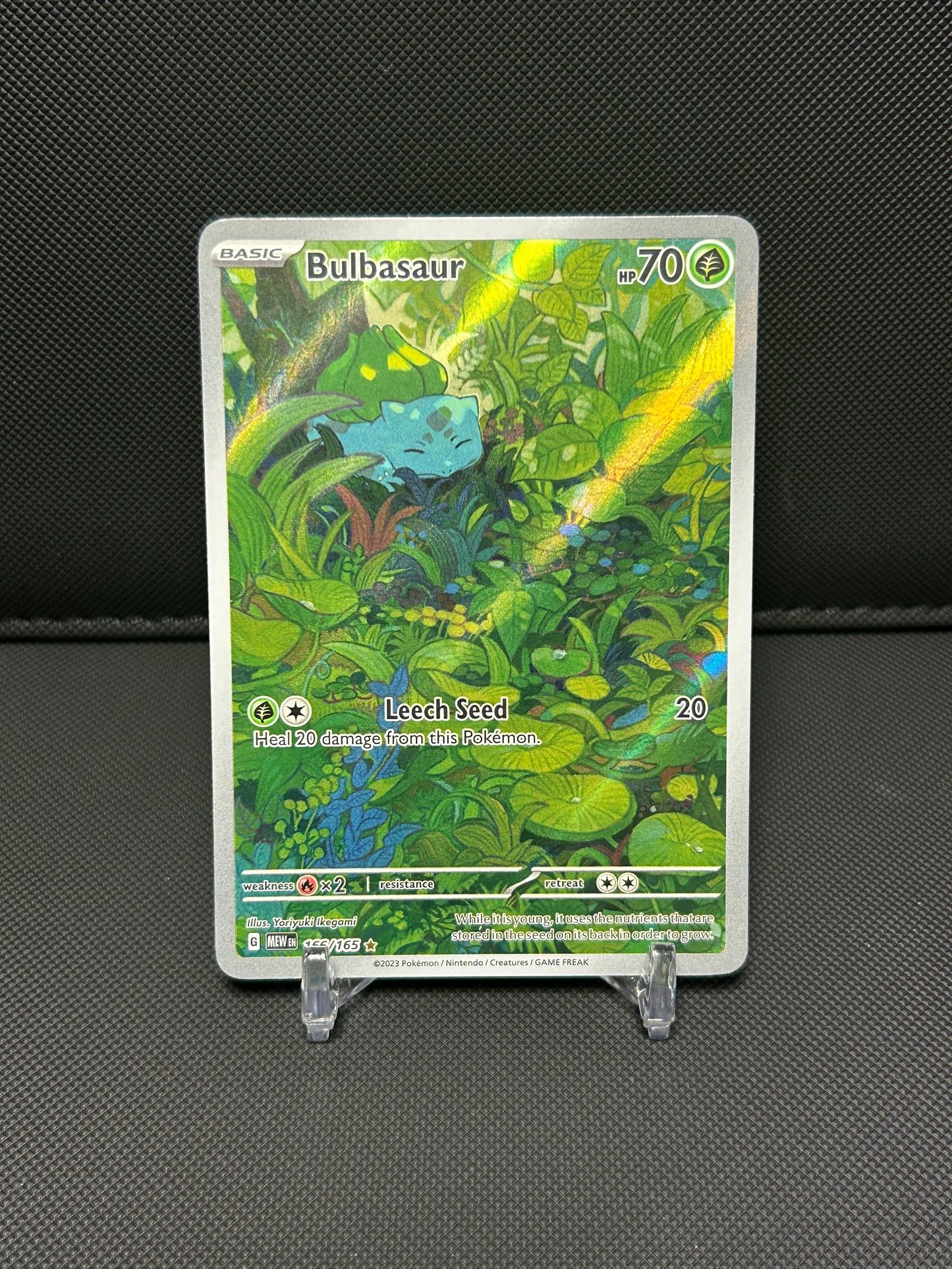 Bulbasaur - 166/165 - SV: Scarlet & Violet 151 (MEW) - NEAR MINT #4